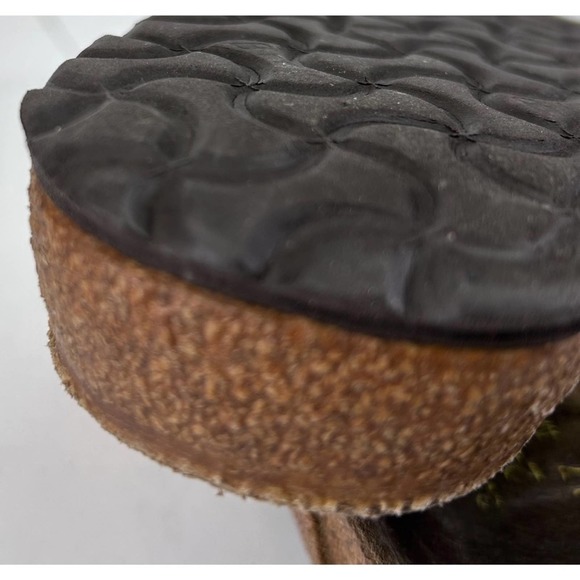 Birkenstock Brown ( Rosey Gold) Textured Sandals 38 Preowned Condition - Picture 6 of 10